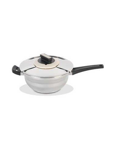 Poignée Courte Marron de Cuve pour Cuiseur Vapeur Sesame 3L Inox / Marron Tefal