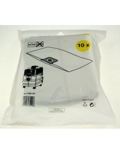 Sacs x10 pour Aspirateur NT501 Kärcher
