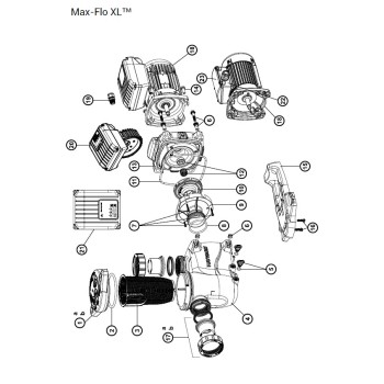 Support pour Pompe Max - Flo XL Hayward