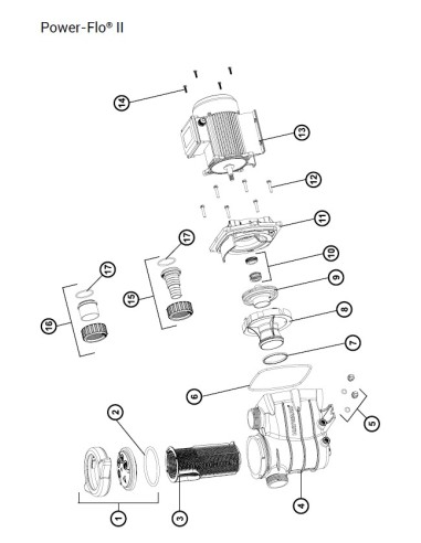 Kit de Raccord Union 32/38MM pour Pompe Power -...