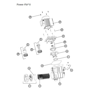 Turbine 0.50 CV pour Pompe Power - Flo II Hayward