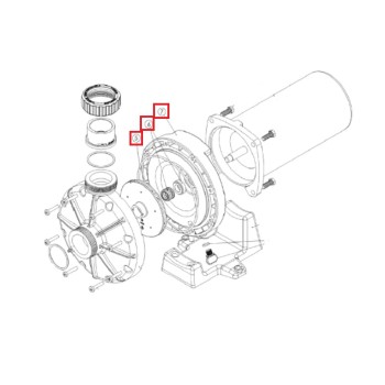 Pack de Joints pour Pompe Booster Pump Hayward