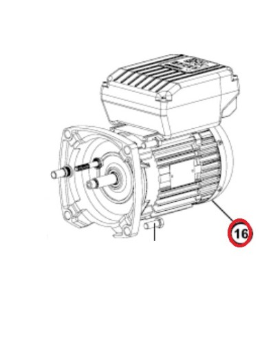 Moteur 2CV TRI pour Pompe Max-Flo II Hayward