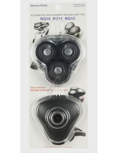 Tête de Rasage Adaptable pour Rasoir Electrique RQ1052/18 Philips