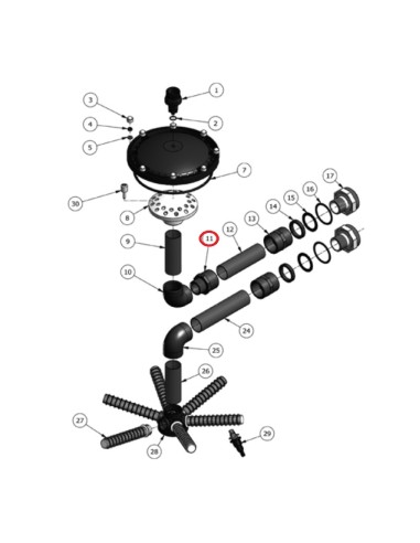 Adaptateur Fileté d50/d63-11/2 pour Filtre...