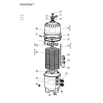 Joint Torique de Coude pour Filtre SwimClear Hayward