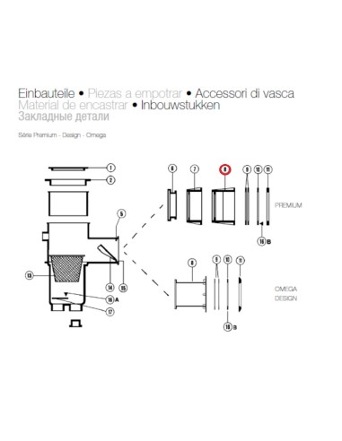 Liner Grande Meurtrière pour Skimmer Série Premium- Design- Omega Hayward