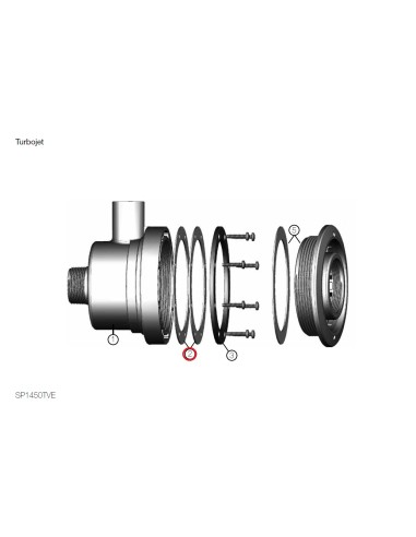 Joint Plat x2 pour TurboJet Hayward