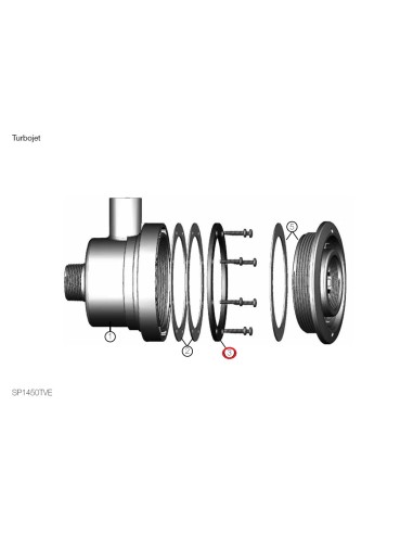 Bride pour TurboJet Hayward