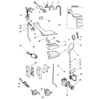 Sécurité de Porte Bitron pour Lave-Linge IWDC7145 Indesit