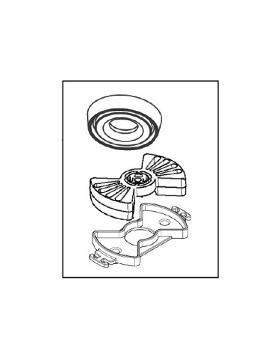 Kit de Suspension Moteur pour Aspirateur GD5 Back Nilfisk