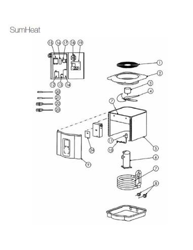 Condensateur de Compresseur 55 µF pour Pompes à...