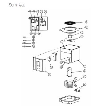 Condensateur de Compresseur 55 µF pour Pompes à Chaleur SumHeat Hayward