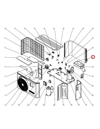 Coffret électrique pour Pompes à Chaleur EnergyLine Pro ENP1MSC Hayward