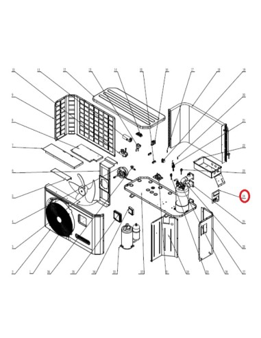 Trappe D'acces électrique pour Pompes à Chaleur EnergyLine Pro ENP1MSC Hayward