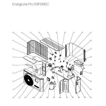 Vanne 4 Voies pour Pompes à Chaleur EnergyLine Pro ENP2MSC Hayward