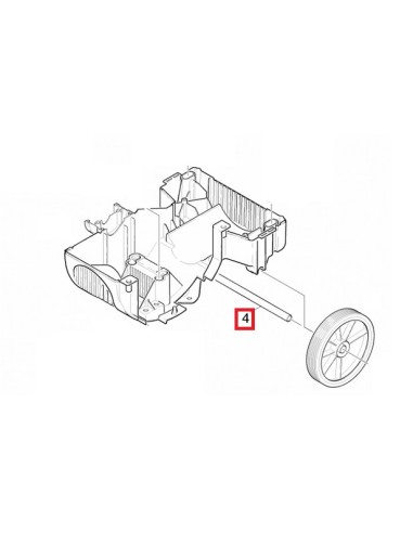 Essieu pour Nettoyeur Haute Pression K750MXS Kärcher