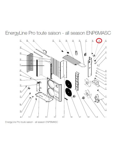 Smart Starter pour Pompes à Chaleur EnergyLine Pro Toute Saison ENP6MASC Hayward