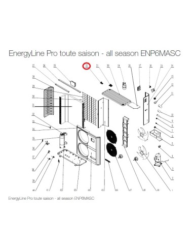 Smart Starter pour Pompes à Chaleur EnergyLine Pro Toute Saison ENP6MASC Hayward