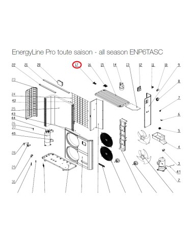 Smart Starter pour Pompes à Chaleur EnergyLine Pro Toute Saison ENP6TASC Hayward