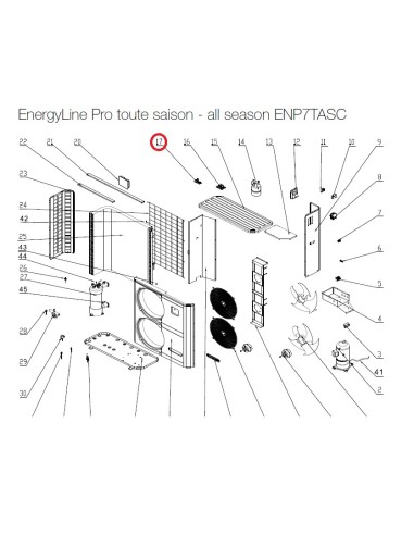Smart Starter pour Pompes à Chaleur EnergyLine Pro Toute Saison ENP7TASC Hayward