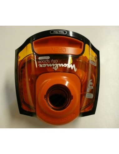 Couvercle Complet Orange pour Aspirateur City Space Cyclonic Moulinex