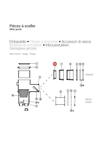 Rallonge pour Pièces à Sceller Série Premium-Design-Omega Hayward