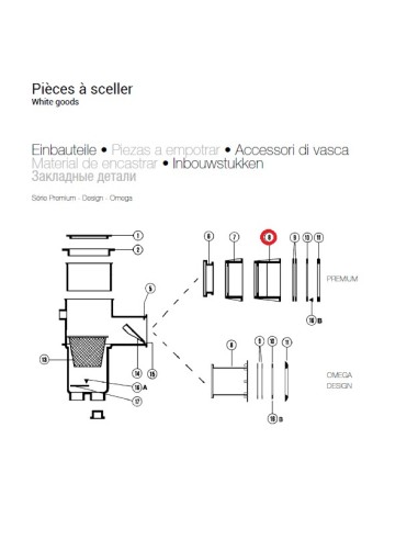 Grande Meurtrière Béton pour Pièces à Sceller Série Premium-Design-Omega Hayward