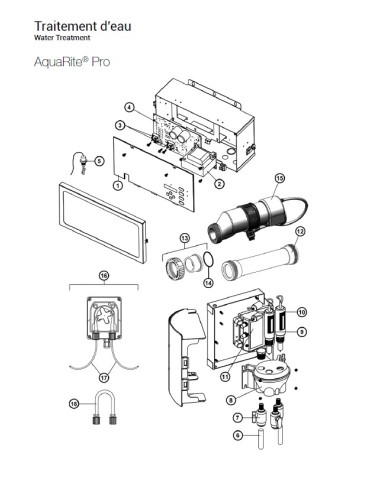 Varistance pour Traitement D'eau AquaRite Pro Hayward