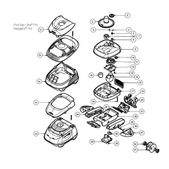 Capot pour Robot Navigator Pro Hayward