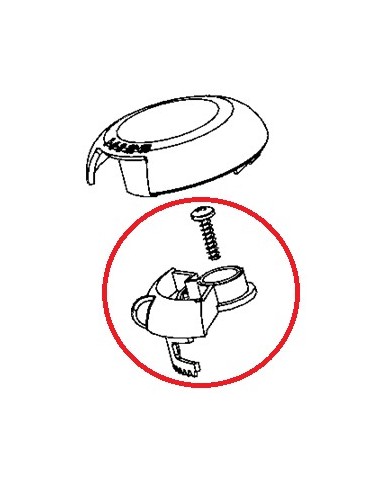 Bouton Variateur pour Mixeur Plongeant Optitouch Moulinex