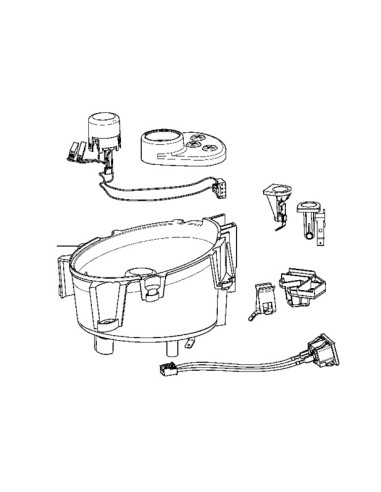 Support + Connexion / Bol pour Robot Cuiseur Volupta Moulinex