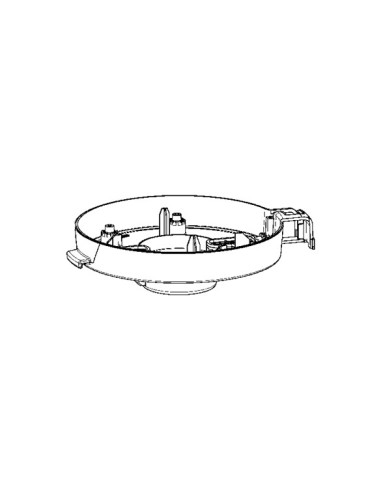 Carter Inférieur + Verrou pour Robot Cuiseur Volupta Moulinex