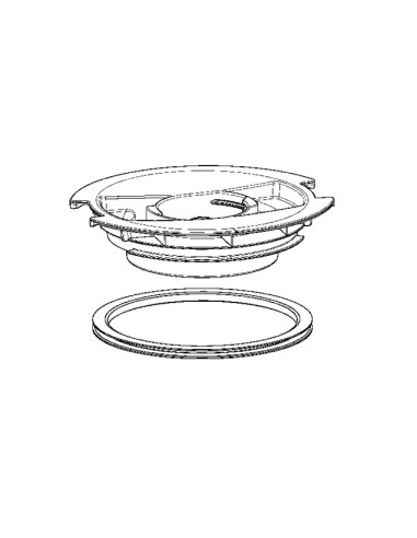 Arbre de Transmission + Couvercle pour Robot Cuiseur Volupta Moulinex