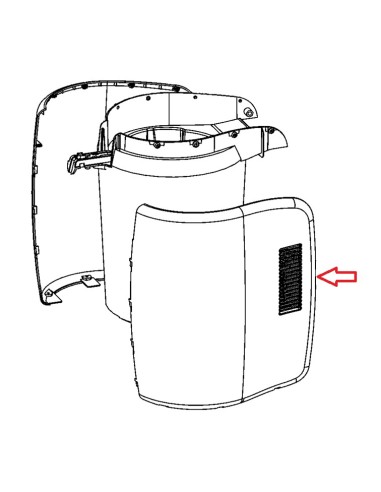 Flasque Droite pour Tireuse à Bière Beertender Krups