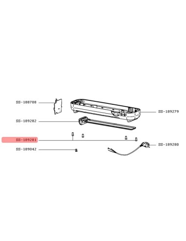 Patin x4 pour Grille Pain Ultra Compact Seb