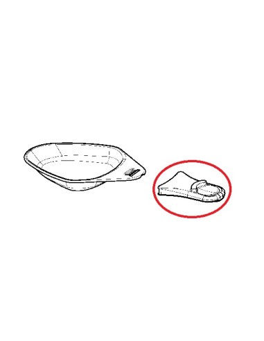 Poignées x6 Rouge pour Coupelles d'Appareil à Raclette Accessimo Moulinex