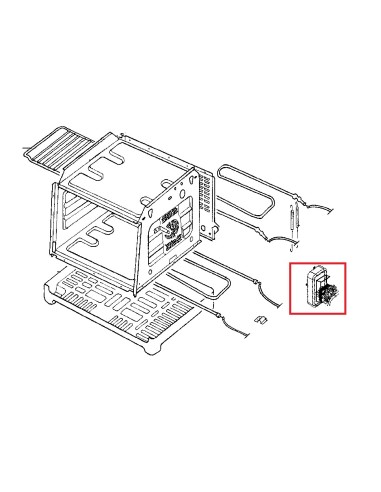 Moteur + Ventilateur pour Fours Seb