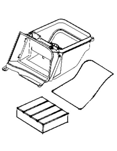 Carter / Moteur Inférieur + Joint pour Aspirateur Compact Power Cyclonic