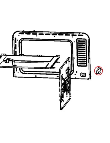 Connecteur Aluminium pour Four Moulinex