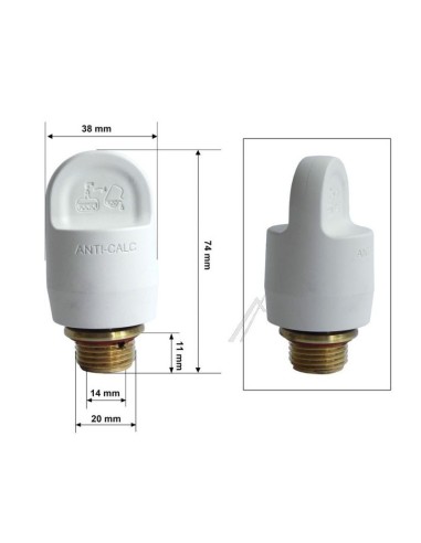 Bouchon de Sécurité de Chaudière pour Générateur de Vapeur Rowenta / Calor