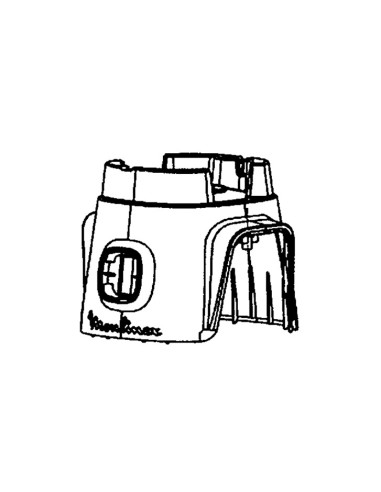 Demi-Boitier Supérieur Blanc pour Blender The Genuine Moulinex