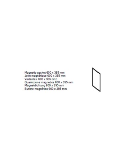 Joint Magnétique 600x395 mm pour Réfrigérateur Linéa Métro