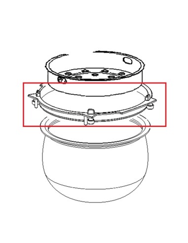 Bague Isolante pour Multicuiseurs Moulinex