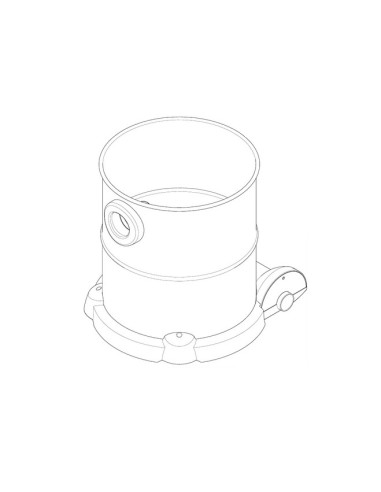 Cuve 30L Inox Complet pour Aspirateur Eau et Poussière Multi II 30T Nilfisk