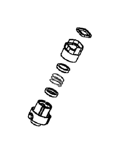 Piston + Ressort + Embout pour Aspirateur Balai Air Force Extreme Rowenta