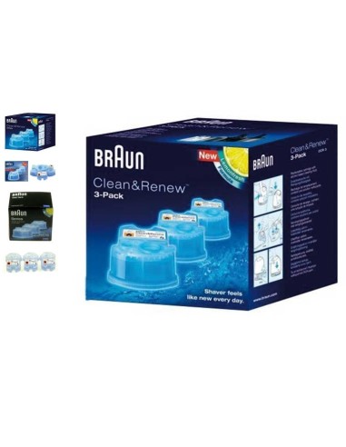 Recharge Lotion Nettoyante 2 Pièces pour Rasoir 9295CC Braun