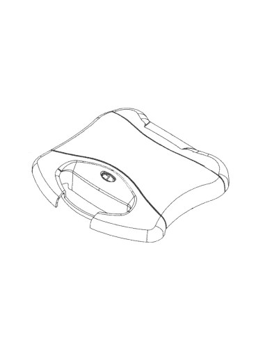 Couvercle Supérieur Gris pour Croque Monsieur Croc'Time Type 6030 SM50112 Tefal