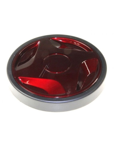 Roue Arrière + Enjoliveur Rouge pour Aspirateur Power Space Rowenta