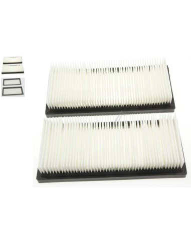 Lots de 2 Filtres Plats Nano Classe M pour Aspirateur Attix3001 Nilfisk